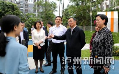 省人大常委会副主任何延政带队莅泸调研民族团结进步创建工作、 “一老一小”工作推动情况